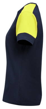 Printer PRIME Prime T-shirt Dames 2264031 - Marine/neongeel