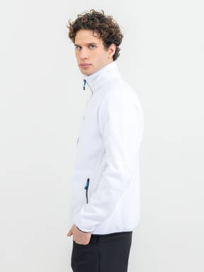 Printer Speedway Fleece Jas Heren 2261500 - Wit