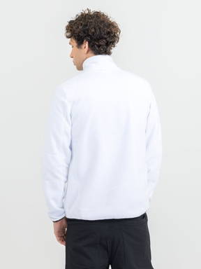 Printer Speedway Fleece Jas Heren 2261500 - Wit