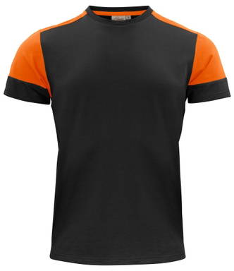 Printer PRIME Prime T-shirt Heren 2264030 - Zwart/oranje