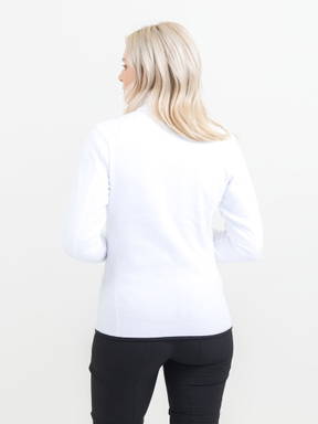 Printer Speedway Fleece Jas Dames 2261501 - Wit