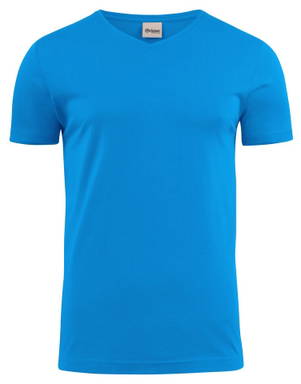 T-shirt col V Printer Heavy Hommes 2264024 - Bleu océan