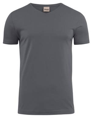 T-shirt col V Printer Heavy Hommes 2264024 - Gris acier