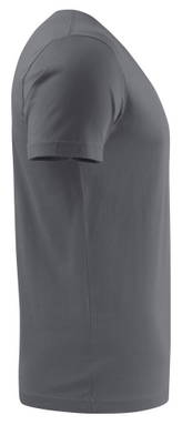 Printer Heavy V-neck T-shirt Heren 2264024 - Staalgrijs