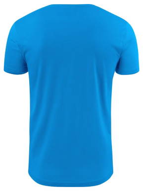 Printer Heavy V-neck T-shirt Heren 2264024 - Oceaan blauw