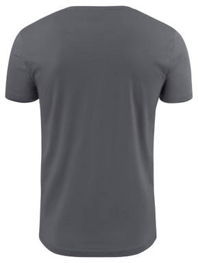 Printer Heavy V-neck T-shirt Heren 2264024 - Staalgrijs