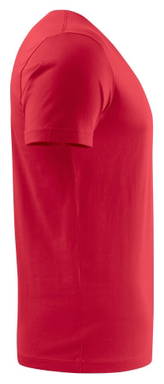 Printer Heavy V-neck T-shirt Heren 2264024 - Rood