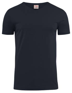 Printer Heavy V-neck T-shirt Heren 2264024 - Donker marine