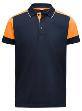 Printer PRIME Prime Polo Heren 2265024 - Marine/neonoranje