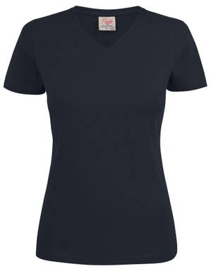 Printer Heavy V-neck T-shirt Dames 2264025
