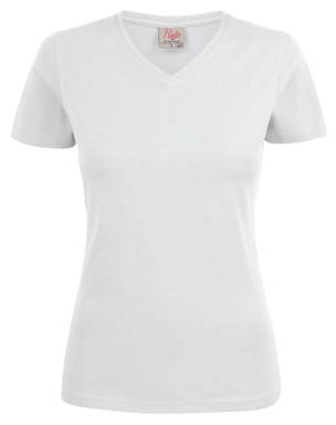 Printer Heavy V-neck T-shirt Dames 2264025