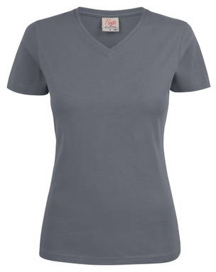 Printer Heavy V-neck T-shirt Dames 2264025
