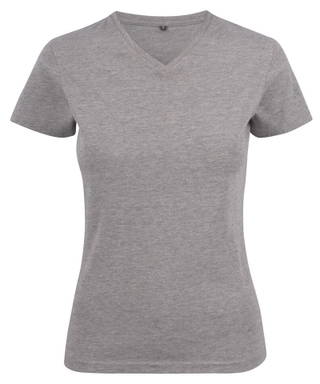 Printer Heavy V-neck T-shirt Dames 2264025