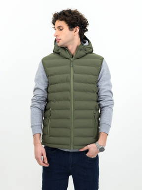 James Harvest Woodlake Heights Gilet Homme 2111043 - Vert mousse