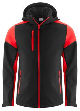 Printer Prime Softshell Jack 2261065 - Schwarz/rot