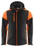 Schwarz/orange