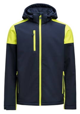 Printer Prime Softshell Jack 2261065 - Marine/Neongelb