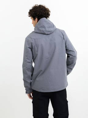 Printer Hiker Shell Jas 2261067 - Staalgrijs