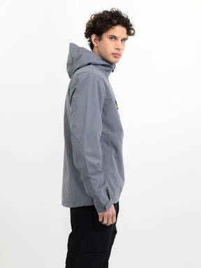 Printer Hiker Shell Jas 2261067 - Staalgrijs