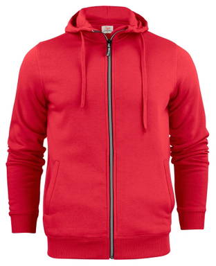 Printer Overhead Sweater Reißverschluss Herren 2262051 - Rot