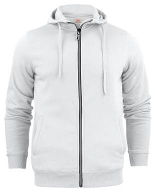 Printer Overhead Sweater Reißverschluss Herren 2262051 - Weiß