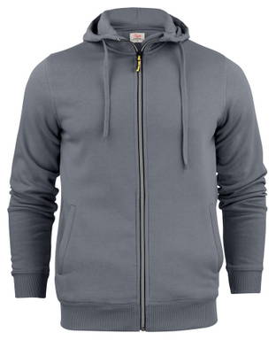 Printer Overhead Sweater Reißverschluss Herren 2262051 - Stahlgrau