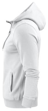 Printer Overhead Sweater Reißverschluss Herren 2262051 - Weiß