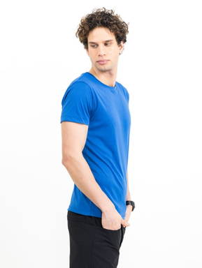 Printer RED Run T-shirt Heren 2264023 - Helder blauw