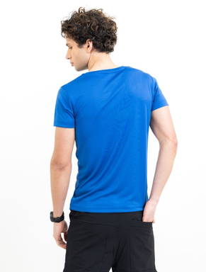 Printer RED Run T-shirt Heren 2264023 - Helder blauw