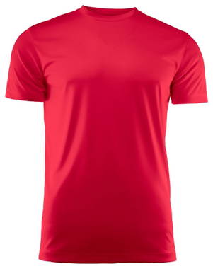 Printer RED Run T-shirt Heren 2264023 - Rood