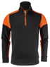 Schwarz/orange