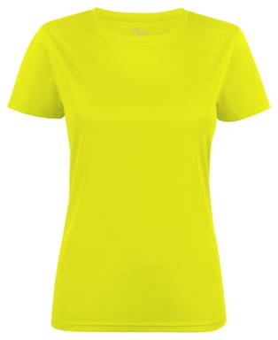 Printer RED Run T-shirt Dames 2264026 - Neon geel