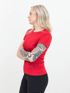 Printer RED Run T-shirt Dames 2264026 - Rood