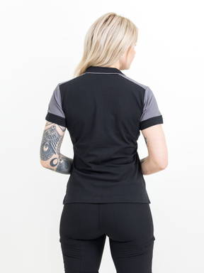 Printer PRIME Prime Polo Dames 2265025 - Zwart/staalgrijs