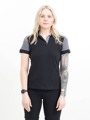 Printer PRIME Prime Polo Dames 2265025 - Zwart/staalgrijs