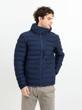 James Harvest Woodlake Heights Herren Winterjacke 2111037 - Marineblau