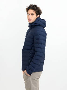 James Harvest Woodlake Heights Herren Winterjacke 2111037 - Marineblau