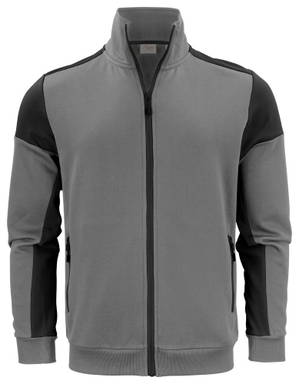 Printer PRIME Prime Sweater Full Zip Herren 2262061 - Stahlgrau/Schwarz