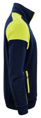Printer PRIME Prime Sweater Full Zip Herren 2262061 - Marine/Neongelb