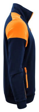 Printer PRIME Prime Sweater Full Zip Herren 2262061 - Marine/Neonorange