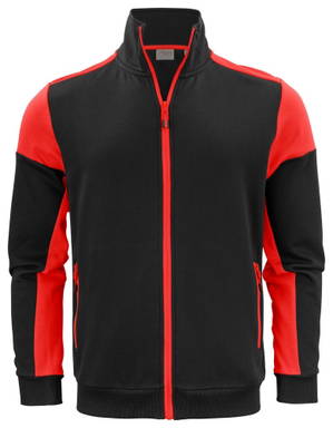 Printer PRIME Prime Sweater Full Zip Herren 2262061 - Schwarz/rot