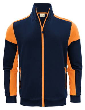 Printer PRIME Prime Sweater Full Zip Herren 2262061 - Marine/Neonorange