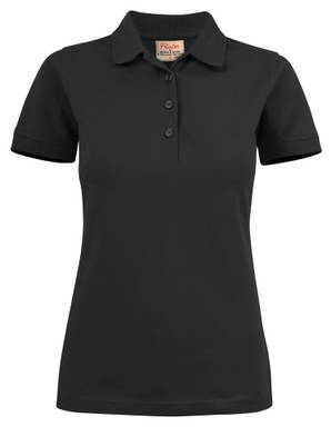 Printer Surf Stretch Polo Pique Dames 2265021 - Zwart