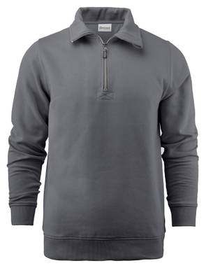 Printer Rounders Rsx Sweater Halve Rits Unisex 2262053 - Staalgrijs