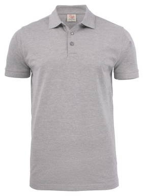 Printer Surf Stretch Polo Pique Heren 2265020 - Grijs mêlée