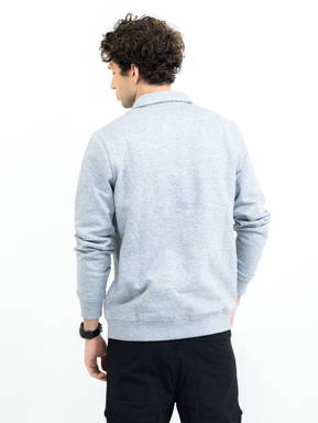 Printer Homerun polosweater Unisex 2262040 - Grijs mêlée