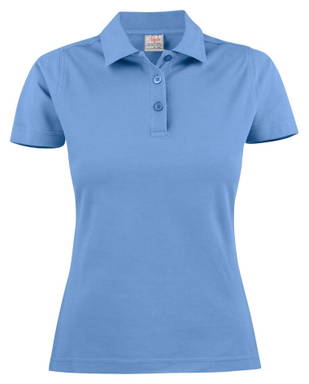 Printer Surf Polo Pique Dames 2265009 - Hemelsblauw