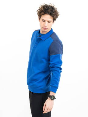 Printer PRIME Prime Polosweater Unisex 2262060 - Kobalt/marine