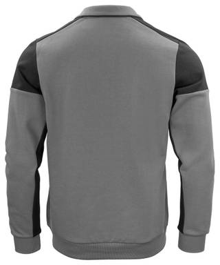 Drucker PRIME Prime Polosweater Unisex 2262060 - Stahlgrau/Schwarz