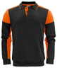 Schwarz/orange